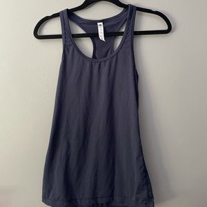 Navy blue gym tank